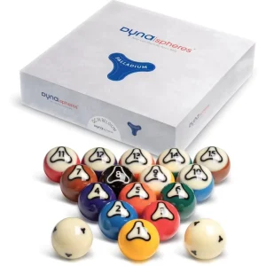 High-Grade 57.2mm Resin Pool Balls for Pool Table Games in Box Packaging