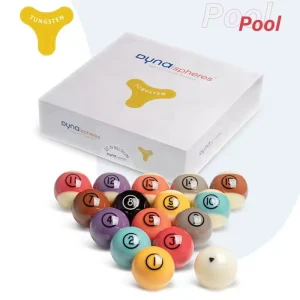 High Grade Crystal Resin Balls Set 57.2 mm Tournament Class Colorful Pool Balls