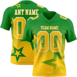 High Performance American Football Game Jerseys Mesh Fabric Custom Team Branding Youth Club American Football Jersey Wear