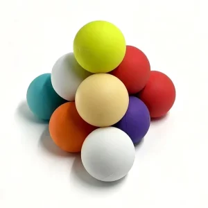 High Performance Dog Chew Natural Rubber Customized Logo Design Lacrosse Massage Ball