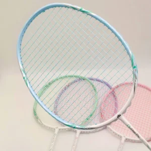 High Performance Lightweight Carbon Fiber Badminton Racket for Professional Intermediate Senior