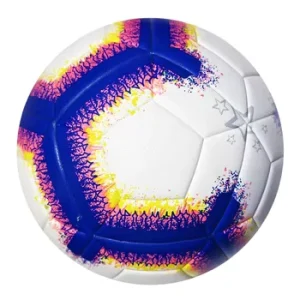 High Quality 12 Panels Style Thermal Bonded Soccer Ball PVC PU Leather Polyester Layer Pro Training Practice Customizable Color