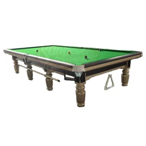 High Quality 12ft Blue Stone Slate Snooker Table Billiard Pool Table for Amusement Game Center