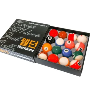 High Quality 16pc/set Durable 57.2mm Phenolic Resin Pool Balls Custom Billiard Ball Set for Club Enthusiasts