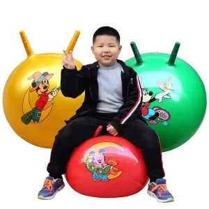 High Quality 45cm 55cm 65cm PVC Inflatable Hopper Jumping Ball Toy for Kids and Adult