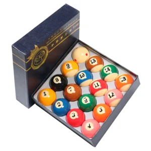 High Quality 57.2mm 16pcs set TV pro 5 Star Billiard Pool Ball for Sale