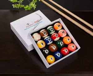 High Quality 57.2mm Pool Table Game Balls Training Cue Ball Sets Color Balls