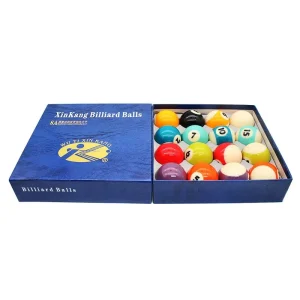 High Quality 8A Grade Xinkang 2 1 4″ Billiard Pool Balls 16pcs box for Sale