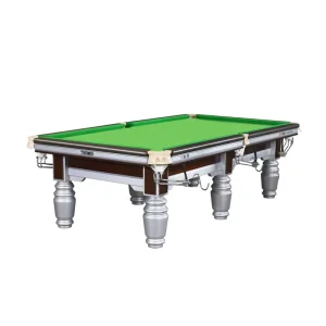 High Quality 9ft Solid Wood Snooker Pool Table Chinese Style 8 Ball 3 Cushion Billiard Table