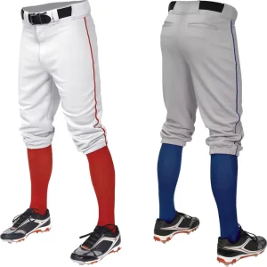 High Quality Adult Softball Baseball Shorts Relaxed Fit Knee high Breathable Plus Size Sportswear Grey