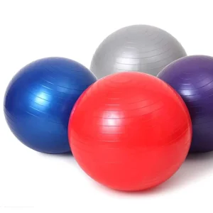 High Quality Anti-Burst Fitness Yoga Ball for Strength Training PVC Material Custom Logo Sizes 45-85cm Manufacturer