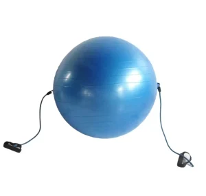 High Quality Anti-burst Round Yoga Ball with Handle 55-75cm Sizes Customizable Colors & Logo for Comprehensive Fitness Exercise