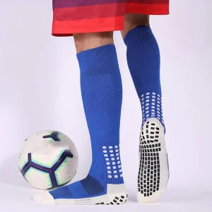 High Quality Chinlon Soccer Socks Long Tube Breathable Anti Slip Football Socks Stretch Comfort Sports Socks