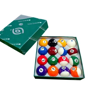 High Quality Crystal Complete Set of Pool Balls and Cue Ball for Billiard Table Standard 16-ball
