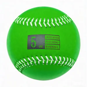 High Quality Custom 9 Inch PU Leather Softball Green Baseball Balls Outdoor Indoor Game Suitable Custom Logo Baseballs