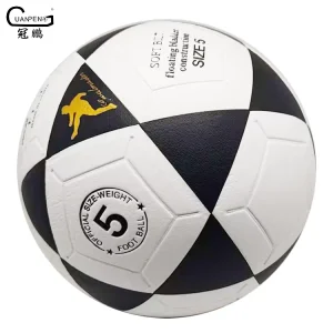 High Quality Custom Logo Durable PU Leather Official Size 5 Soccer Ball Professional Match Football Ball for Sport