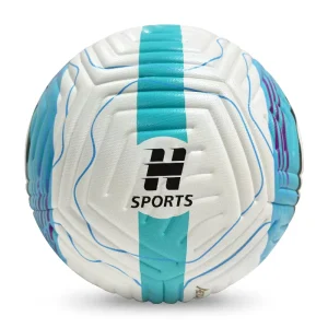 High Quality Custom Logo Multicolor H Sports Soccer Ball New Fashion Size 5 PU Material Guangzhou Game