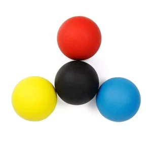 High Quality Custom Logo Nature Rubber Lacrosse Balls for Ice Hockey and Field Hockey