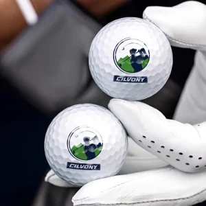 High Quality Custom Logo Professional Waterproof UV Printed Rubber Golf Balls