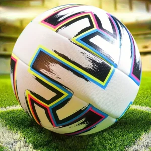 High Quality Custom Size 5 Adult Football New Design Sports Match Soccer Ball with Logo Print Thermal Bonded