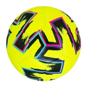 High Quality Custom Soccer Ball Durable Thermal Bonded Machine Stitched PU Leather Lightweight