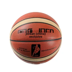 High Quality Custom logo Size 5 6 7 Manufacture PU Material Personalized Indoor and Outdoor Training Orange Basketball Ball