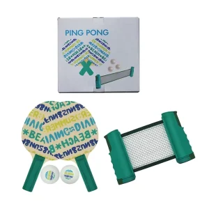High Quality Customized Design 2 Rackets 3 Balls Table Tennis PingPong Racket Set