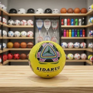 High Quality Customized Durable Eco Friendly Lightweight Rubber Soccer Ball Size 5 with Custom Color & Logo Outdoor Use