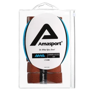 High Quality Customized Natural Leather Tennis Badminton Overgrip Long Lasting Durable PVC PU Racket Grip Tape Sports Squash