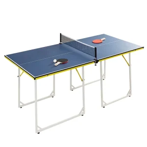 High Quality Folding Table Tennis Table MDF Indoor Game Table With 2 Piece Design Portable Space Saving for Home Use TT 1890