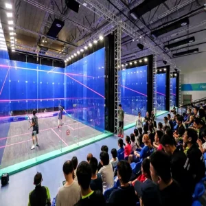 High Quality Full Glass Squash Court Indoor Squash Court Wood Flooring for Squash Courts