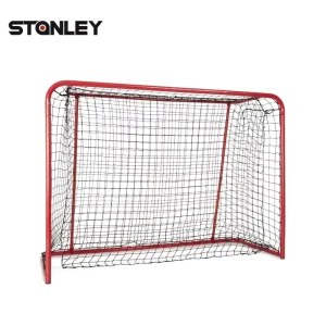 High Quality Game Sports Competition Training Unihockey Floorball 160cmx115cm Steel Goal Assembled by Splicing