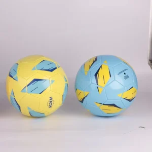 High Quality Lightweight PVC Custom Printed Logo Eco Friendly Indoor Outdoor Soccer Ball Size 5 Official Training Durable