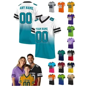 High Quality Men’s American Football Jersey Embroidered USA Team Rugby Uniform Sublimation All Shipping Included