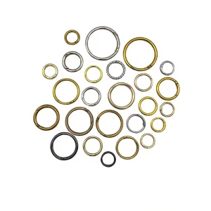 High Quality Metal Spring O Ring Buckles for Clothing Shoes Boots Bags and Luggage