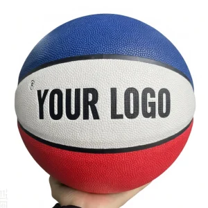 High Quality Moisture Absorption PU Composite Leather Custom Basketball Ball Basket Ball Size 7 Size 6 for Training