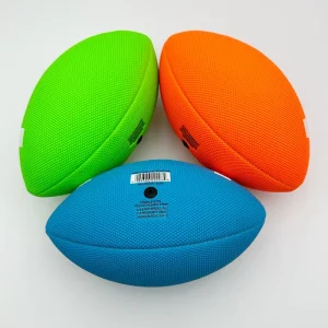High Quality PU Leather American Football Balls Custom Logo Printed Official Size 6 or Size 9 Factory OEM Manufacturer