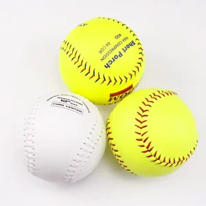 High Quality PU Leather Softball Handmade Official Professional Size 9 Factory Direct Custom Logo
