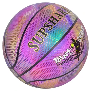 High Quality PU Size 7 Basketball New Design Moltened Reflective Training Ball