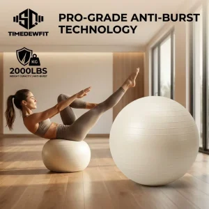 High Quality PVC Free Anti burst Yoga Ball 55 65 75cm Exercise ECO friendly Pilates Ball for Pregnant Woman