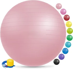 High Quality PVC Gym Balls Non Slip Fitness Yoga Pilates Exercise Balance Toning Yoga Ball Anti Burst Fitness Ball