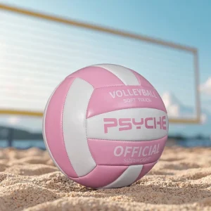 High Quality PVC PSYCHE V250 Custom Beach Ball Machine Stitched Soft Outdoor Volleyball for Entertainment