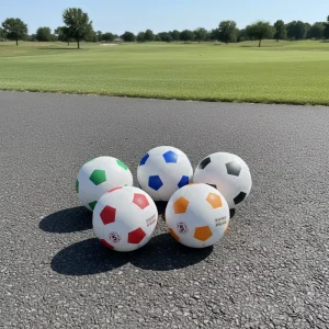 High Quality Pebble Rubber Football Soccer Ball RF-2122 Custom Factory Direct Sale Sizes 5 4 3