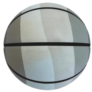 High Quality Personalized Grey Basketball Size 6 7 with Custom Logo R003 Model Flexible Durable Rubber Cover