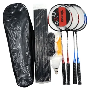 High Quality Portable Badminton Racket Set for Outdoor Training