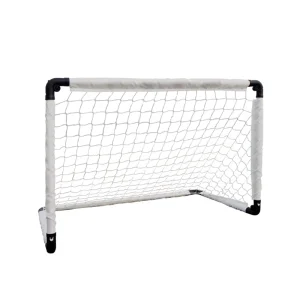 High Quality Portable White Orange PVC 60X45cm No Installation Required Pop Up Football Goal for Outdoor Training Equipment