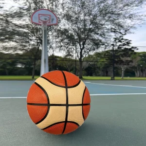 High Quality Price Custom Logo PU Size 7 Basketball with Butyl Rubber Bladder Durable for Daily Training