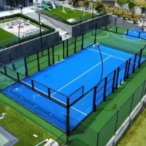 High Quality Professional Direct Selling Covered Padel Court Sports Equipment Padel Tennis Court System