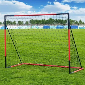 High Quality Professional Foldable Soccer Goal with Steel Frame Portable for Outdoor Use