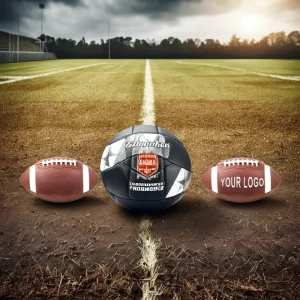 High Quality Professional Rugby Football Set Brown Durable PU Leather Custom Logo PVC TPU Indoor Outdoor Sports American